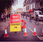 road closed diversion